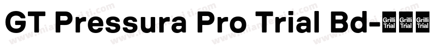 GT Pressura Pro Trial Bd字体转换